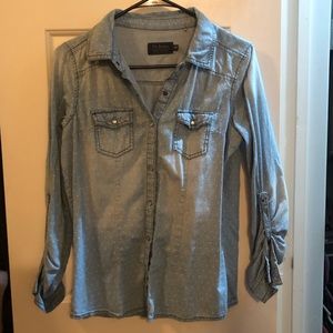 Polka Dot Jean Shirt